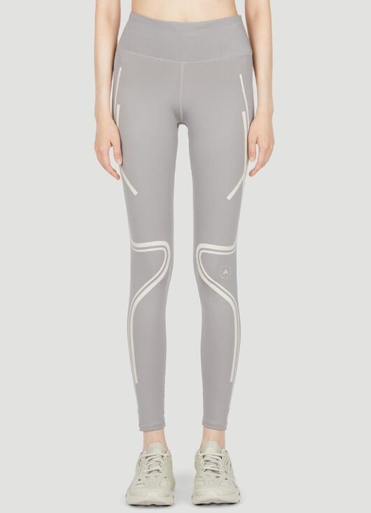 Adidas by Stella McCartney Pants - ADIDAS STELLA MCCARTNEY Womens Truepace Running Leggings XL Dove Grey NWT